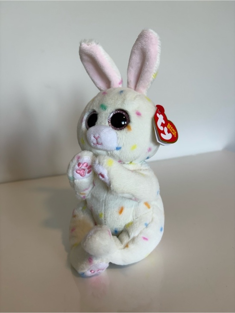 Ty Beanie Bellies Meringue Bunny Rabbit Plush NWT Easter